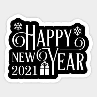 Happy New Year 2021 Sticker